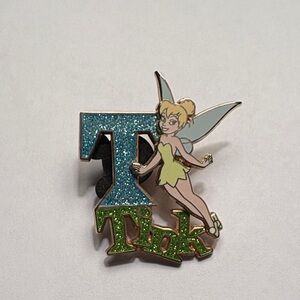 2008 Tinker Bell Glitter Enamel Pin